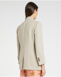 Marella - Sandy Linen Blazer