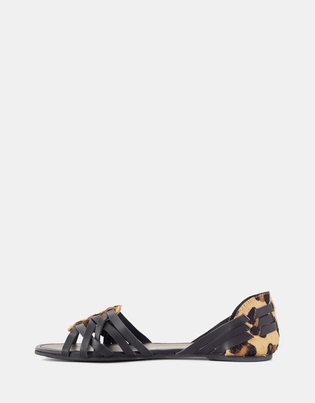 Just Because - Kairo Leather Flat Sandals