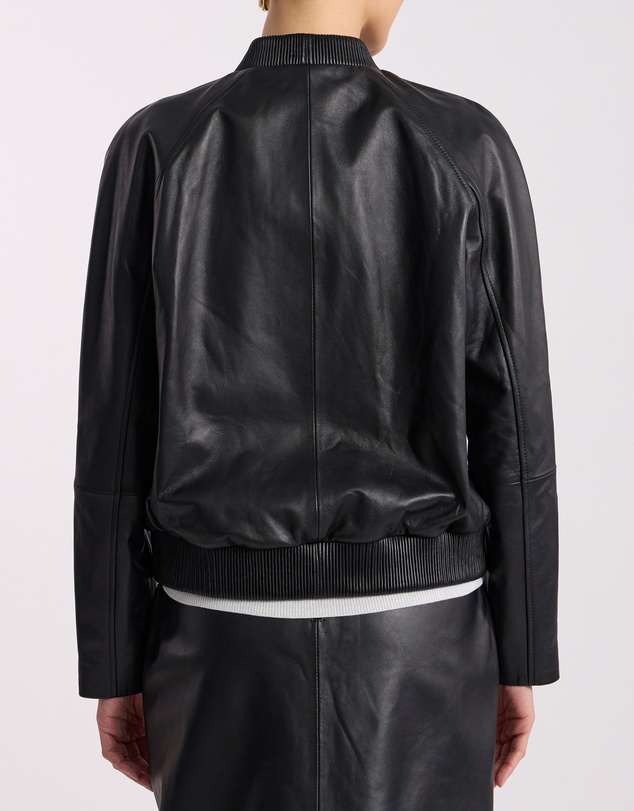 David Lawrence - Ellen Leather Bomber Jacket