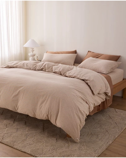 Sheet Society - Leo Washed Cotton Quilt Cover Set
