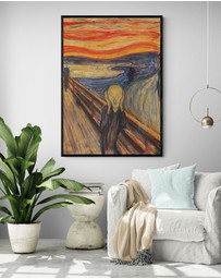 Inka Arthouse - Scream by Edvard Munch Art Print