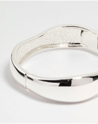 Lovisa - Silver Thin Wrist Hinged Bangle