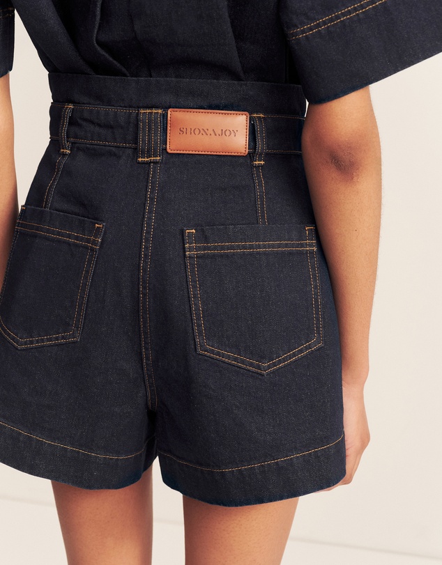 Shona Joy - Rita High Waisted Flared Shorts