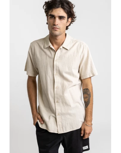 Rhythm - Classic Linen Blend SS Shirt