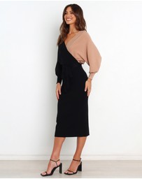 Petal & Pup - Nate Dress - Black/Beige