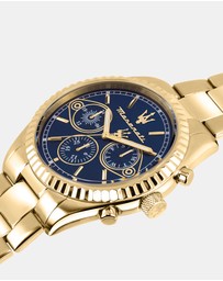 Maserati - Competizione 43mm Multifunction Gold Chronograph Watch
