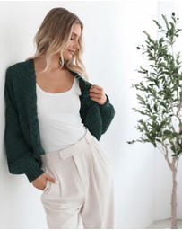 Esther & Co - Dorine Cardigan - Teal