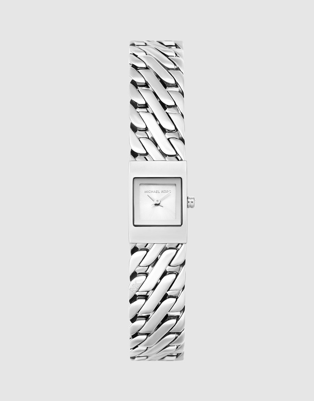 Michael Kors - Darrington Silver Tone Analogue Watch