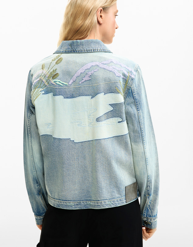Desigual - Denim patch jacket