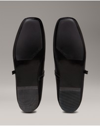 Calvin Klein - Leather Mary Jane Ballerinas