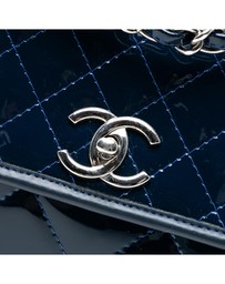 Pre-Loved by Azura Reborn - Pre-Loved Quilted Patent In The Business Flap