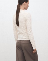 M.N.G - Textured Crepe Top