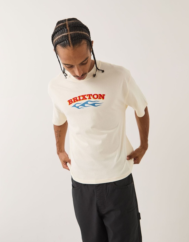 Brixton - Clifton Short Sleeve Boxed Crop Tee