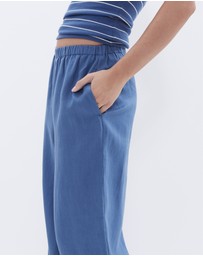 UNISON - Essential Linen Wide Leg Pant