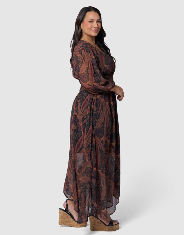 The Poetic Gypsy - Bohemian Harmony Maxi Dress