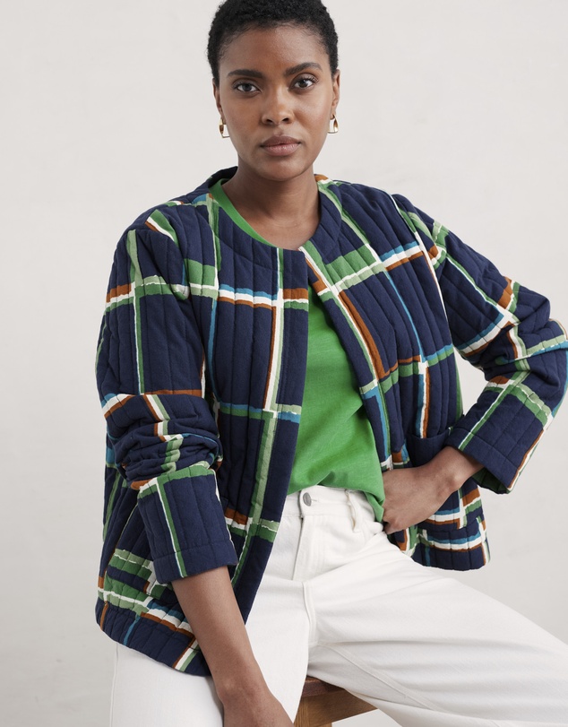 Seasalt - Seasalt Cornwall Navy Samson Hill Jacket