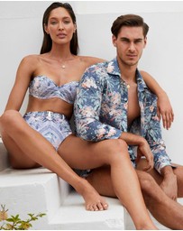 Aqua Blu Australia - Indianic Marilyn High Waist Pant