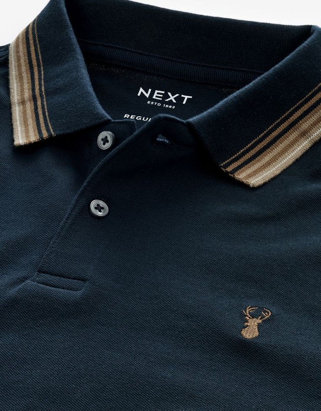 NEXT - Tipped Regular Fit Polo Shirt