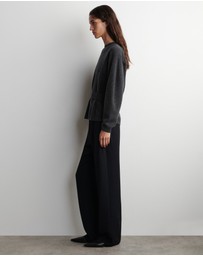COS - Belt-Detail Merino Wool Jumper