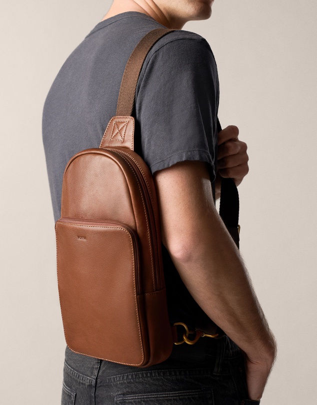 Fossil - Finn Brown Shoulder Bag