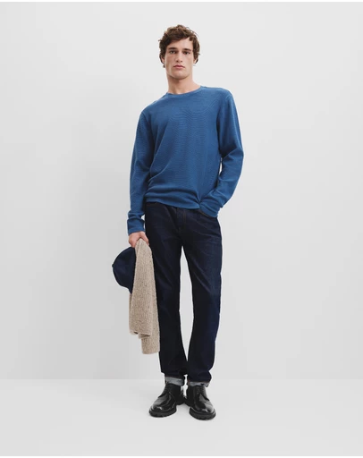 Country Road - Textured Long Sleeve T-shirt