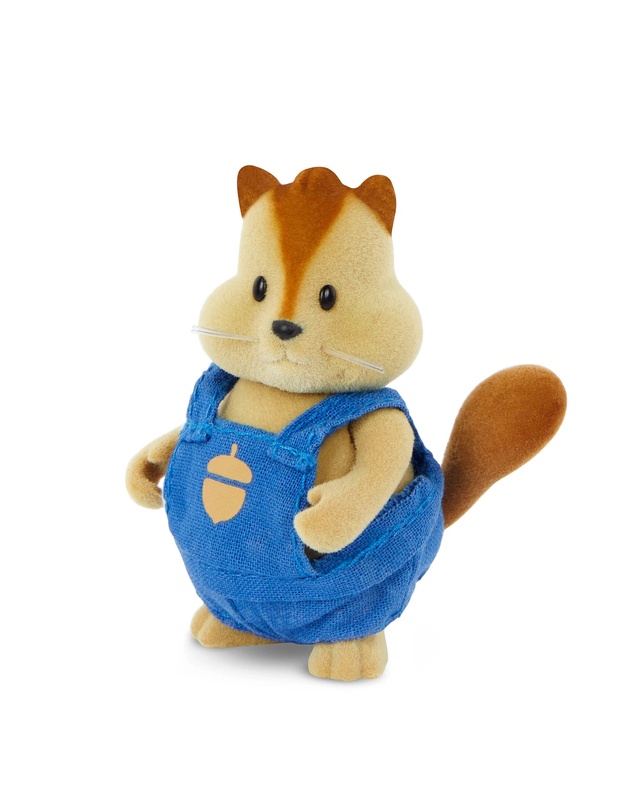Lil Woodzeez - The Scamperscoot Chipmunk Family Mini Toy Animals