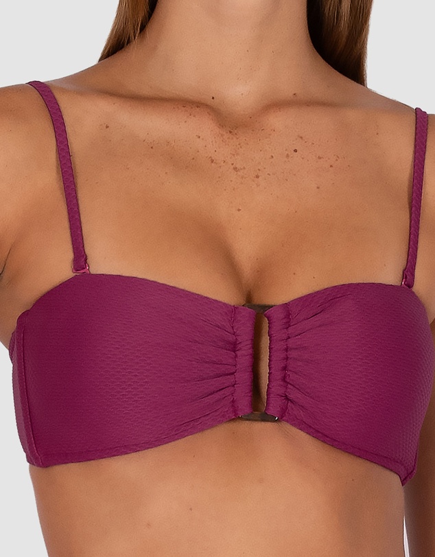 Baku Swimwear - Rococco Ring Bandeau Bikini Bra Top