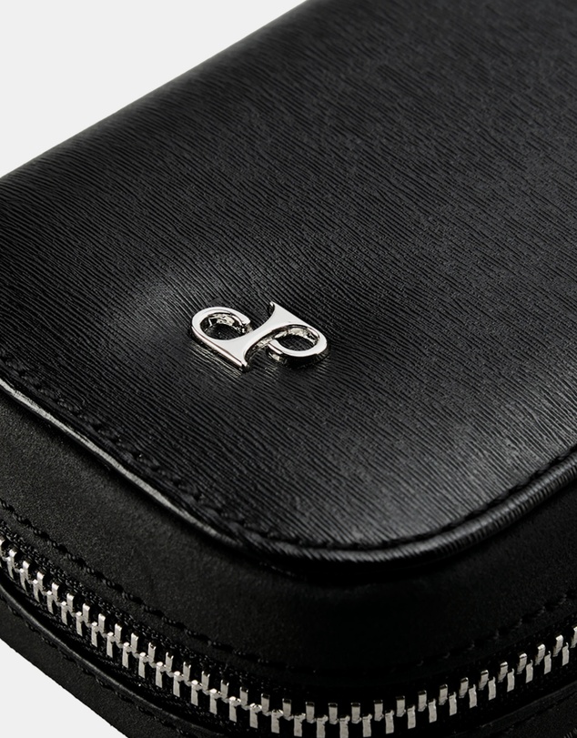Wolf - Wolf Philipp 2 Piece Watch Zip Case Black