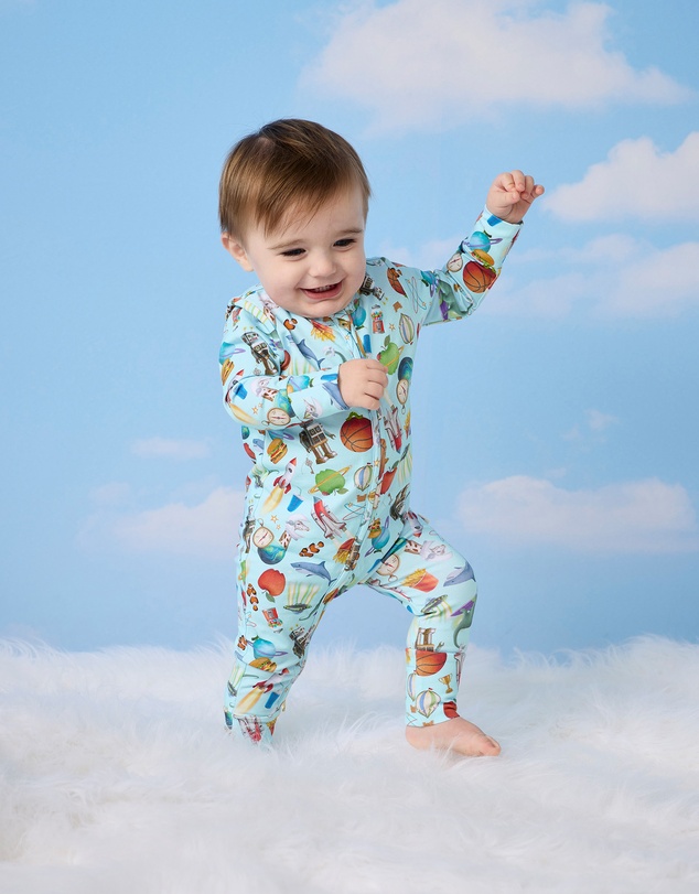 Fleur Harris - 'Heirloom Treasures' Timeless Coverall in Soft Aqua