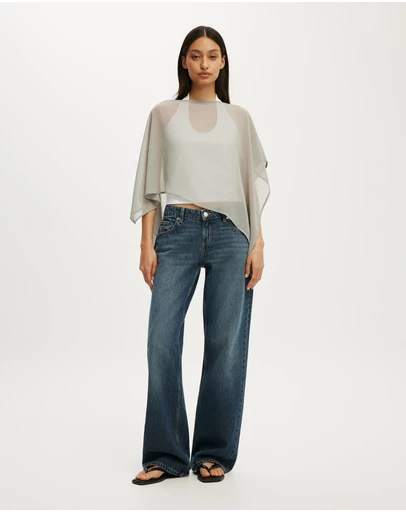 Cotton On - Chiffon Poncho