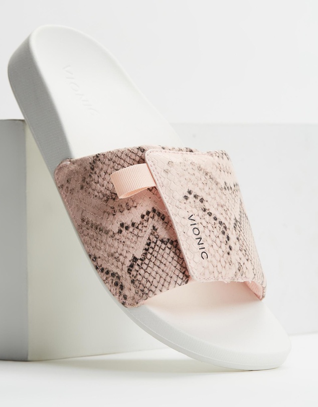 Vionic - Keira Slide - Pale Blush Snake