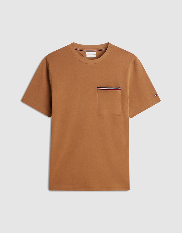 Tommy Hilfiger - Global Stripe Pocket Pique T-Shirt