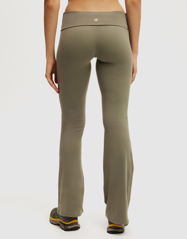 Cotton On Body Active - Ultra Soft Roll Over Flare Tights