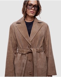 ENA PELLY - Miley Suede Trench