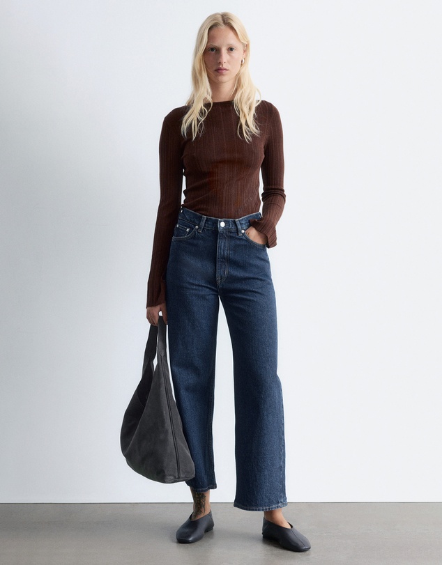 & Other Stories - Rib-Knit Wool Boatneck Top