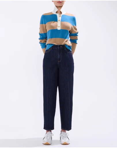 Marcs - Mickey Waxed Barrel Leg Jeans