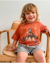 Purebaby - Anteater Oversized Tee -Kids-Babies