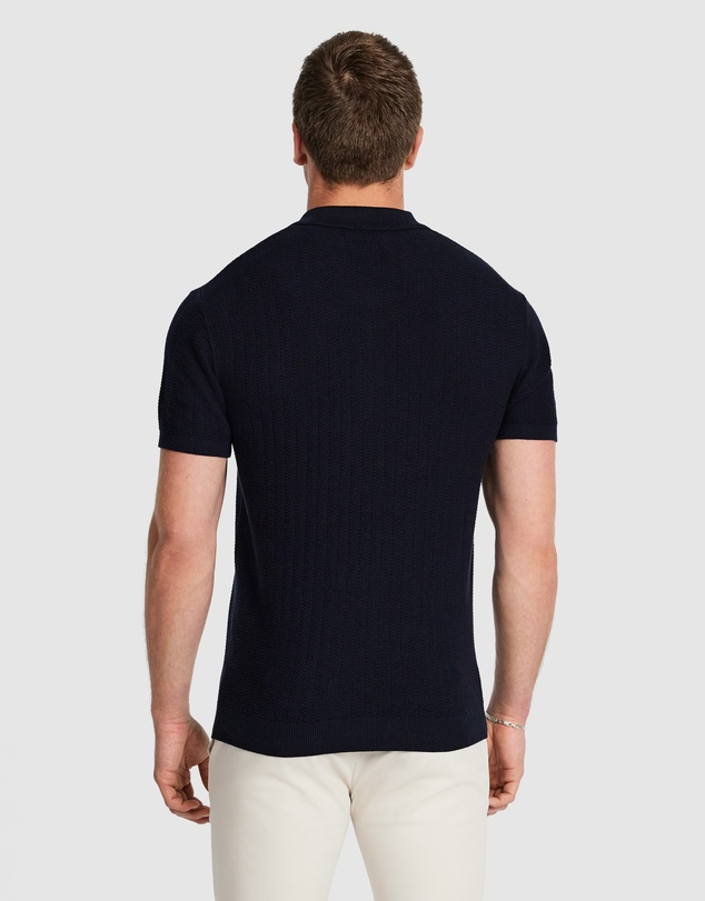 Tarocash - Darius Zip Knit Polo