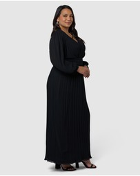 Pink Dusk by Curve Project - Secret Rendezvous Maxi Dress