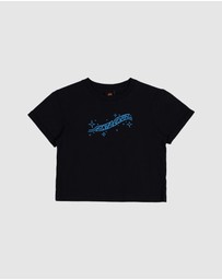 Santa Cruz - Winged Moon Strip Centre Shorts - Teens