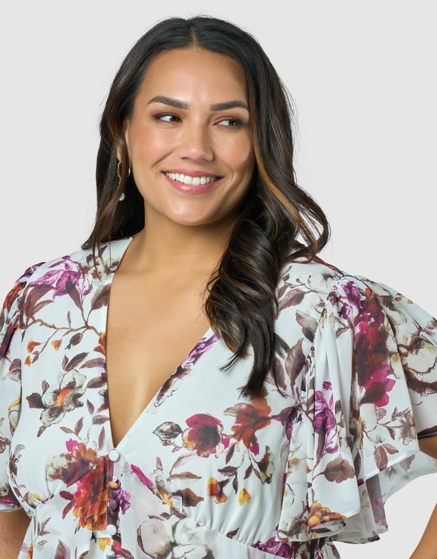 Something 4 Olivia - Lavinia Frill Maxi Dress