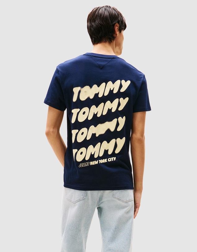 Tommy Jeans - Bubble Logo Back Graphic T-Shirt