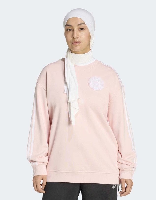 adidas Originals - ADIDAS ORIGINALS LACE BRANDING CREW Sweatshirt Womens