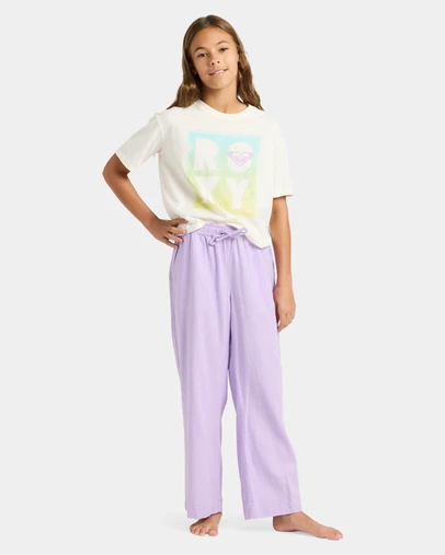 Roxy - Girls 4 to 16 Lekeito Break Linen Pants