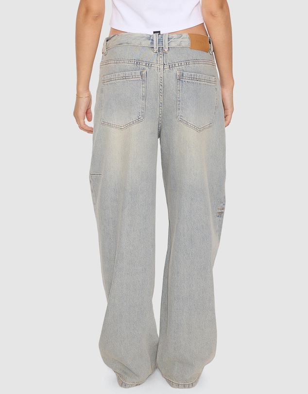 Thrills - Murphy Folded Waist Baggy Jeans