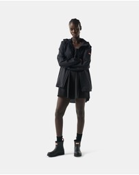 Hunter - Unisex Play Packable Shell Rain Jacket in Black
