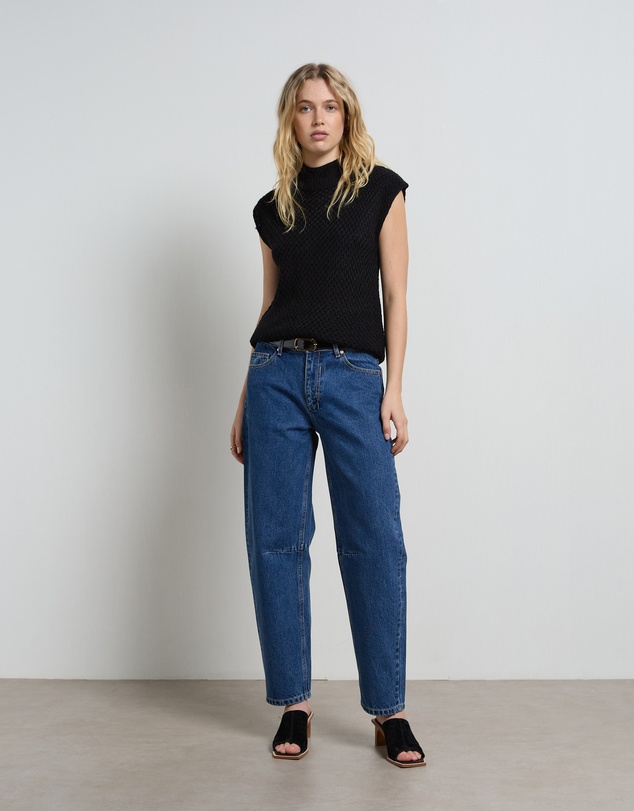 DRICOPER DENIM - Chloe Mid Rise Barrel Jeans