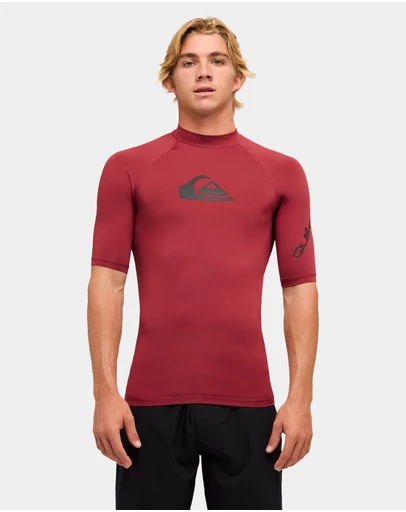 Quiksilver - Mens All Time Short Sleeve Rash Vest