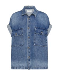 ONE TEASPOON - Blue Rapture Cut Off Denim Shirt