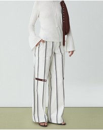 Laagam - Velia Striped Pants